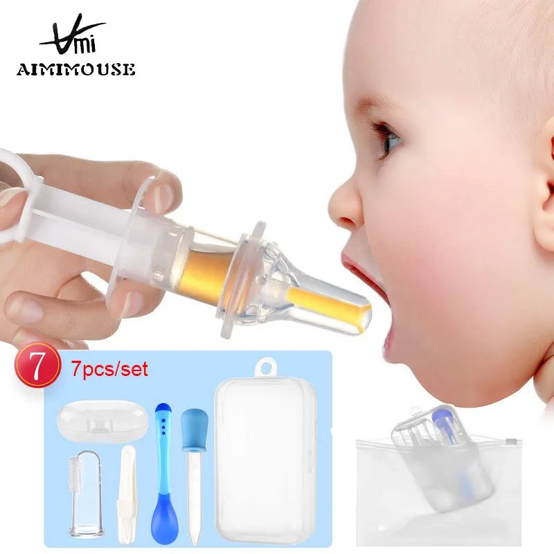 7Pcs/set Multifunction Baby Healthcare Kit Newborn Kids Care Set Baby Medicine Feeder Pacifier Toothbrush Spoon for Baby Care
7Pcs/set Multifunction Baby Healthcare Kit Newborn Kids Care Set Baby Medicine Feeder Pacifier Toothbrush Spoon for Baby Care