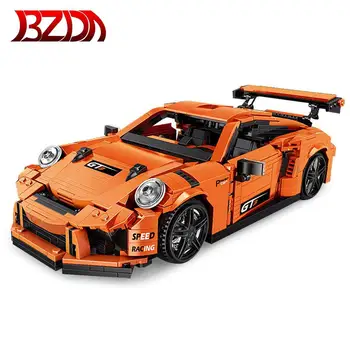 BZDA 1075pcs Racing Car Building Block Set Porsche GT3 RS Technic Famous Vehicle Speed Champion car Model Toys For Boy Children
BZDA 1075pcs Racing Car Building Block Set Porsche GT3 RS Technic Famous Vehicle Speed Champion car Model Toys For Boy Children