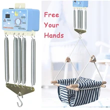 Electric Baby Swing Controller with Adjustable Timer Swing Spring for Cradle, Hanging Hammock, Shake up and down, Up to 19 kg
Electric Baby Swing Controller with Adjustable Timer Swing Spring for Cradle, Hanging Hammock, Shake up and down, Up to 19 kg