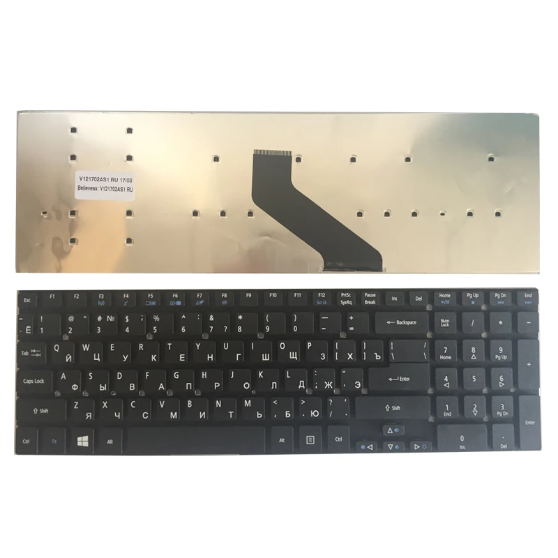 Русская клавиатура для ноутбука Acer aspire E1 570 V3 772 531 531G V5 561 561G 570G 7710 7710G|keyboard for acer|keyboard