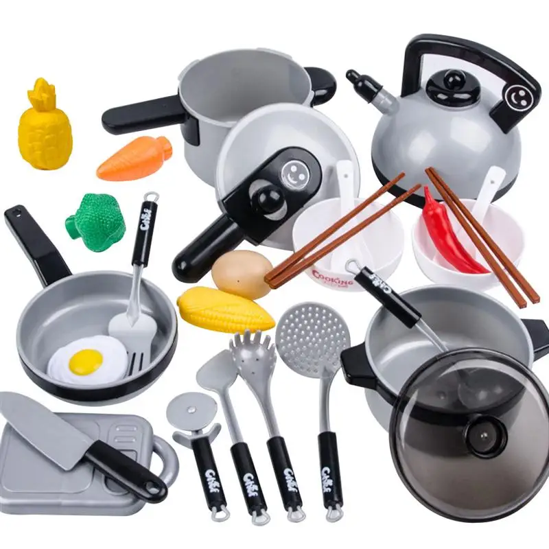 25PCS Plastic Cooking Toys Simulation Pretend Safe Kitchen Set Toy Cookware Set Kitchen Playsets for Little Chef Play House
25PCS Plastic Cooking Toys Simulation Pretend Safe Kitchen Set Toy Cookware Set Kitchen Playsets for Little Chef Play House