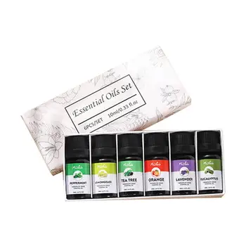 Essential Oil Set Single Essential Oil 6Pcs Set 10Ml Plant Aromatherapy Moisturizing Skin Care Essential Oil
Essential Oil Set Single Essential Oil 6Pcs Set 10Ml Plant Aromatherapy Moisturizing Skin Care Essential Oil