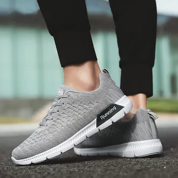 Lightweight Gray Men's Sneakers Breathable Summer Air Mesh Running Shoes for Men New Design Trainer Sport Shoes Sock Women
Lightweight Gray Men's Sneakers Breathable Summer Air Mesh Running Shoes for Men New Design Trainer Sport Shoes Sock Women