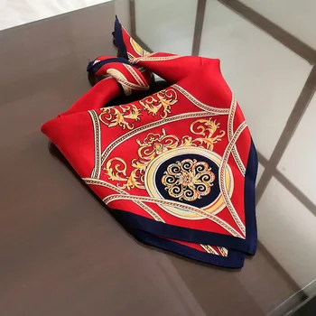 2019 New 53cm Women Silk Scarf Square Foulard Neck Scarves Design Printed Head Kerchief Fashion Girl Handkerchief Hair Bandana
2019 New 53cm Women Silk Scarf Square Foulard Neck Scarves Design Printed Head Kerchief Fashion Girl Handkerchief Hair Bandana