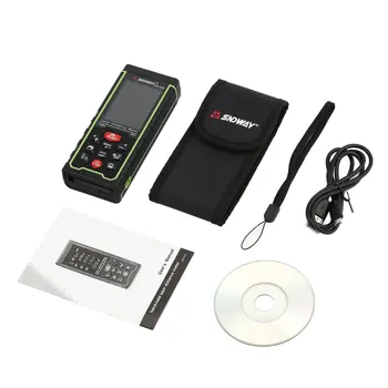 SNDWAY Handheld Laser Distance Meter 50M 70M 100M 120M 150M Laser Rangefinder Laser Tape Range Finder Diastimeter Measure tool
SNDWAY Handheld Laser Distance Meter 50M 70M 100M 120M 150M Laser Rangefinder Laser Tape Range Finder Diastimeter Measure tool