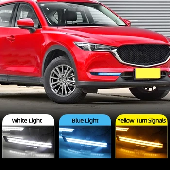 CSCSNL 2Pcs LED Daytime Running Lights For Mazda cx-5 cx5 cx 5 2017 2018 2019 drl fog lamp 12V DRL with turn signal night blue
CSCSNL 2Pcs LED Daytime Running Lights For Mazda cx-5 cx5 cx 5 2017 2018 2019 drl fog lamp 12V DRL with turn signal night blue