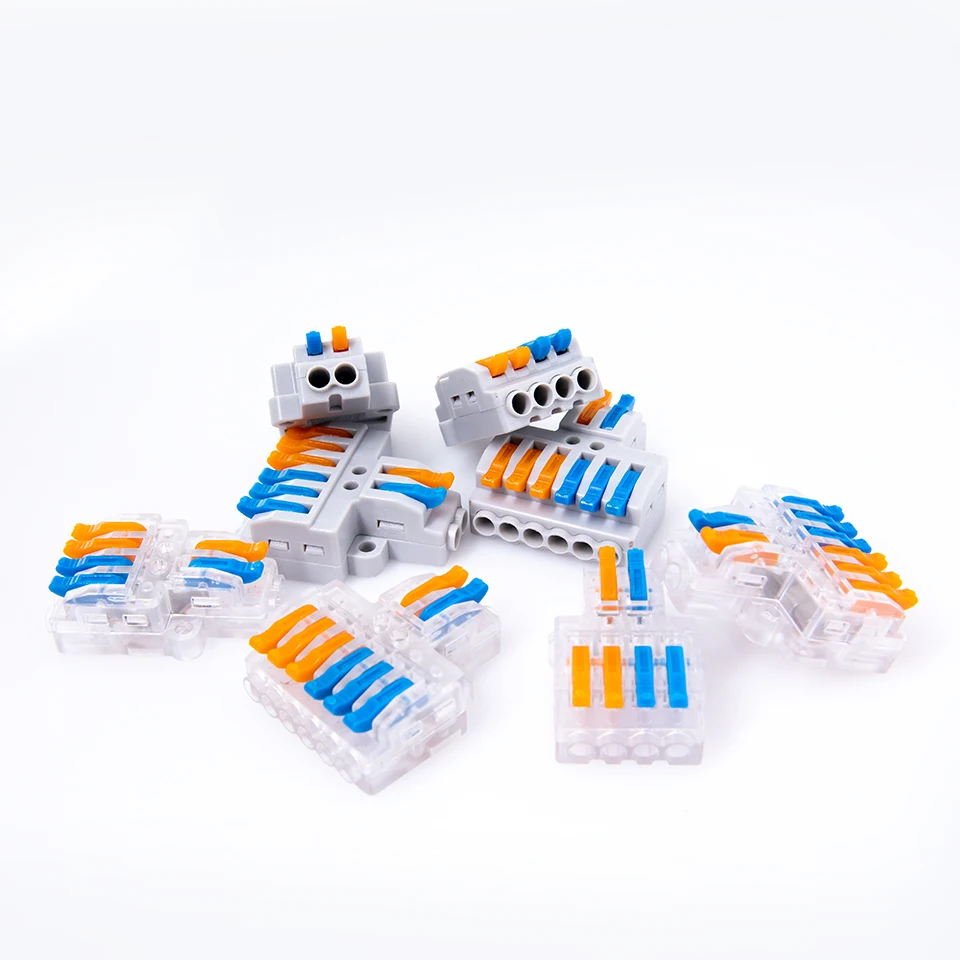5/10/30Pcs Quick Wire Connector SPL type 42/62 Cable Connector Push-in Universal Splitter Wiring Conductor Terminal Block
5/10/30Pcs Quick Wire Connector SPL type 42/62 Cable Connector Push-in Universal Splitter Wiring Conductor Terminal Block