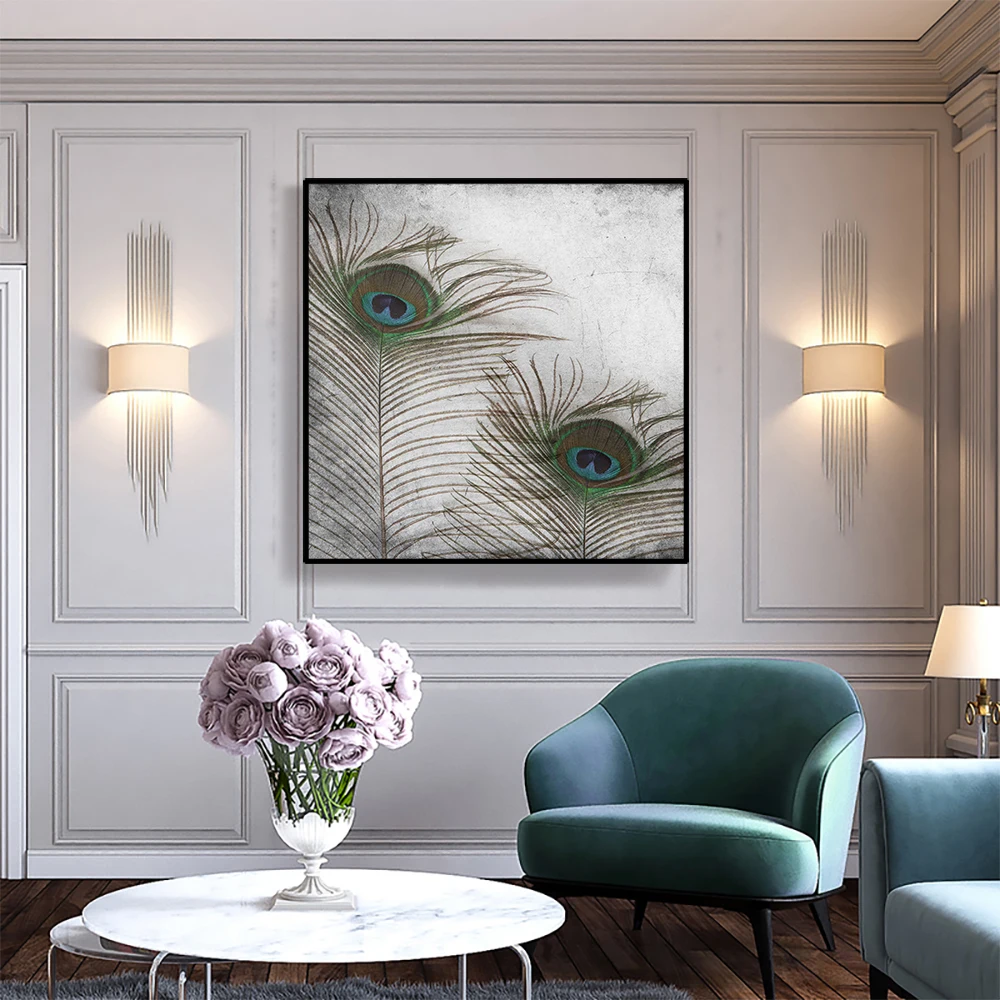 Canvas Art Painting Beautiful Peacock-feather Wall Decor Art Poster Picture Modern Home Decoration For Office Living room
Canvas Art Painting Beautiful Peacock-feather Wall Decor Art Poster Picture Modern Home Decoration For Office Living room