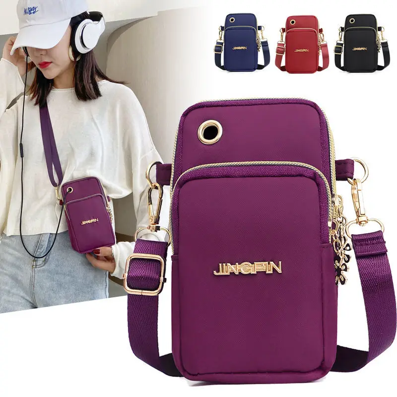 New Three Layer Space Shoulder Bag Korean Edition Women's Leisure Sports Arm Large Screen Phone Bag Multi Functional Nylon Bag
New Three Layer Space Shoulder Bag Korean Edition Women's Leisure Sports Arm Large Screen Phone Bag Multi Functional Nylon Bag