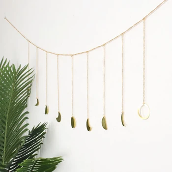 Metal round piece Sun Moon shape hanging decoration wall hanging
Metal round piece Sun Moon shape hanging decoration wall hanging