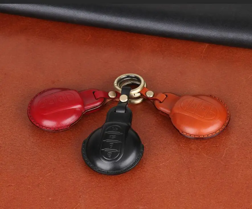 Чехол для ключей из натуральной кожи Подходит BMW Mini Cooper F56 F55 F54 F60 R55 R56 R59 R60 R61 ONE S