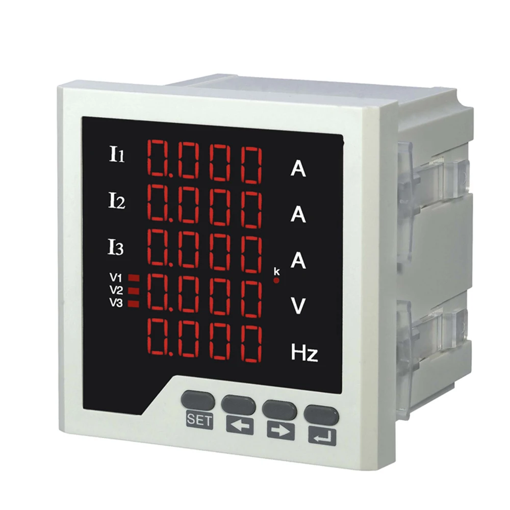 ME-3UIF35 new type three phase LED digital voltage ampere and frequency 5 lines display combined meter
ME-3UIF35 new type three phase LED digital voltage ampere and frequency 5 lines display combined meter