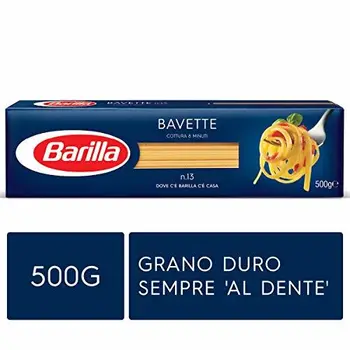 Barilla, Pasta larga, Bavette 500gr
Barilla, Pasta larga, Bavette 500gr