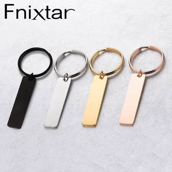 Fnixtar 10Pcs Custom Name Engrave Tags Keychain Stainless Steel DIY Stamping Blank Rectangle Bar Keyring Mirror Polish Key Chain
Fnixtar 10Pcs Custom Name Engrave Tags Keychain Stainless Steel DIY Stamping Blank Rectangle Bar Keyring Mirror Polish Key Chain