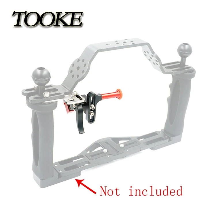 Shutter Trigger Extension Lever Extend Mount Adapter for Underwater Tray Diving Camera Waterproof Housings Case
Shutter Trigger Extension Lever Extend Mount Adapter for Underwater Tray Diving Camera Waterproof Housings Case