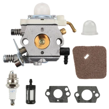 Garden Tools Easy Install Outdoor Carburetor Set Durable Air Filter String Trimmer Metal Lawn Mower Spark Plugs For FS55 FS55R
Garden Tools Easy Install Outdoor Carburetor Set Durable Air Filter String Trimmer Metal Lawn Mower Spark Plugs For FS55 FS55R