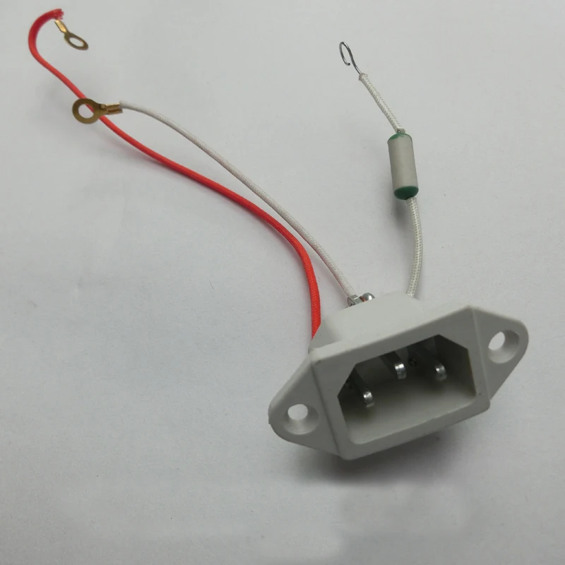 AC 250V 10A 3 Wire Fuse Terminals C14 Power Plug Connector White Electric Cooker Repairable Part Maintenance Accessories
AC 250V 10A 3 Wire Fuse Terminals C14 Power Plug Connector White Electric Cooker Repairable Part Maintenance Accessories