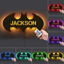 Personalized Wooden Bat USB LED Lamp with Name Decor LED Night Light for Children Custom Wooden Engraved Name Bat Wall Lights
Personalized Wooden Bat USB LED Lamp with Name Decor LED Night Light for Children Custom Wooden Engraved Name Bat Wall Lights