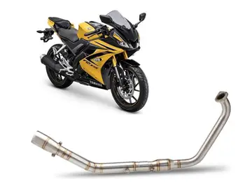 Motorcycle modification R15V2 YZF-R15V3 front section half back pressure front section full section exhaust pipe
Motorcycle modification R15V2 YZF-R15V3 front section half back pressure front section full section exhaust pipe