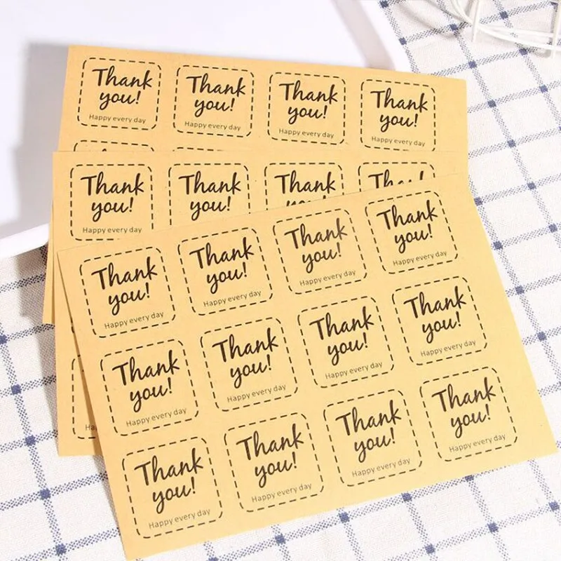 120PCS Natural Kraft Dotted frame square Handmade Stickers scrapbooking for package adhesive thank you sticker seal labels
120PCS Natural Kraft Dotted frame square Handmade Stickers scrapbooking for package adhesive thank you sticker seal labels