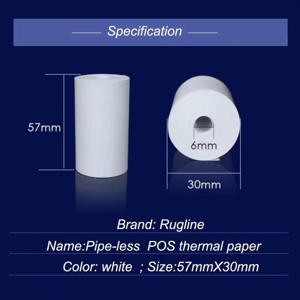 Free shipping 20pcs 57x30mm handheld Receipt Paper Roll for Mobile POS 58mm Bluetooth Thermal Printer, Coreless cash till roll
Free shipping 20pcs 57x30mm handheld Receipt Paper Roll for Mobile POS 58mm Bluetooth Thermal Printer, Coreless cash till roll