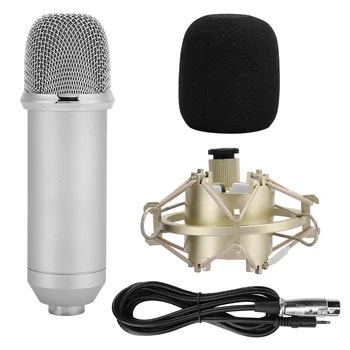 Computer Karaoke Condenser Microphone Studio Recording Mic with Shockproof Stand Hot
Computer Karaoke Condenser Microphone Studio Recording Mic with Shockproof Stand Hot