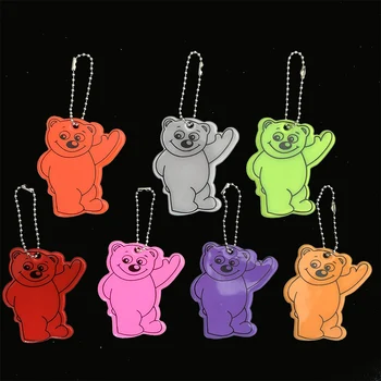 Cute bear Reflective keychain bag pendant accessories High visibility keyrings for traffic visible safety use
Cute bear Reflective keychain bag pendant accessories High visibility keyrings for traffic visible safety use