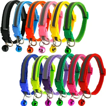 Reflective Charm and Bell Cat Collar Safety Elastic Adjustable with Soft Velvet Material 12 Colors Pet Product Small Dog Collar
Reflective Charm and Bell Cat Collar Safety Elastic Adjustable with Soft Velvet Material 12 Colors Pet Product Small Dog Collar