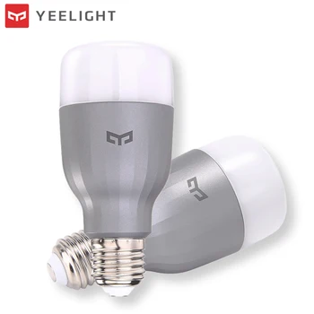 Yeelight YLDP02YL E27 9W RGBW WiFi Smart LED Bulb Work With Google Assistant AC220V for Desk Lamp Table Spotlights Dimmable
Yeelight YLDP02YL E27 9W RGBW WiFi Smart LED Bulb Work With Google Assistant AC220V for Desk Lamp Table Spotlights Dimmable