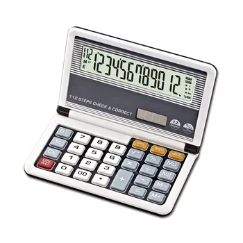 Flip Cover Calculator 12 Digits Larger Display Solar Battery Calculator Silicone Key Button Office Electronic Calculators
Flip Cover Calculator 12 Digits Larger Display Solar Battery Calculator Silicone Key Button Office Electronic Calculators