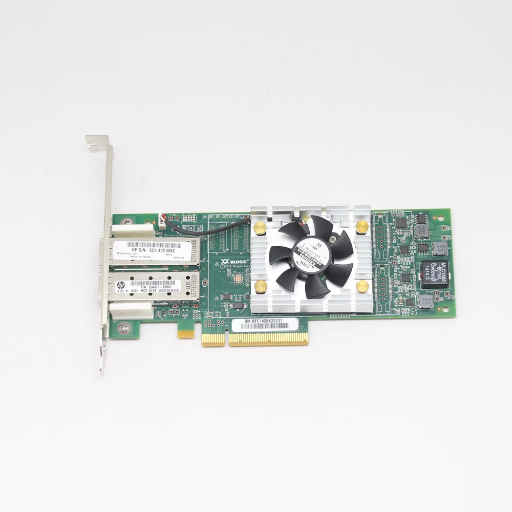 QW972-63001 699765-001 FOR HP QLE2662 QLogic Store Fabric SN1000Q 16Gb 2P PCIE HBA
QW972-63001 699765-001 FOR HP QLE2662 QLogic Store Fabric SN1000Q 16Gb 2P PCIE HBA