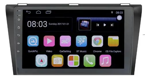 

9" Quad core 2.5D IPS screen Android 10 Car GPS radio Navigation for Mazda3 2004-2009 with 4G/Wifi DVR mirror link OBD