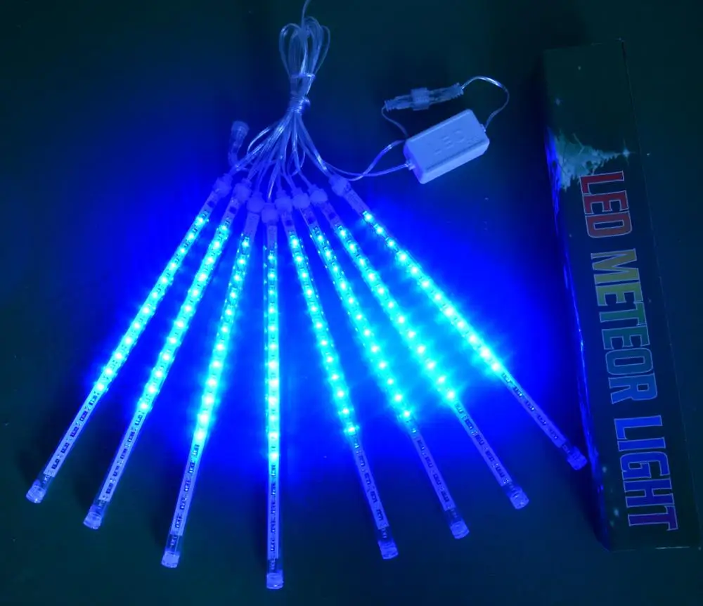 New Year 30/50cm Outdoor Meteor Shower Rain 8 Tubes LED String Lights Waterproof For Tree Christmas Wedding Party Decoration
New Year 30/50cm Outdoor Meteor Shower Rain 8 Tubes LED String Lights Waterproof For Tree Christmas Wedding Party Decoration