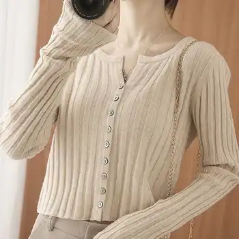 Sweater Cardigan Women Plus Size 3XL Solid Knitted Loose Thin Elastic Womens Stylish Simple Outerwear Spring Ribbed Casual Retro
Sweater Cardigan Women Plus Size 3XL Solid Knitted Loose Thin Elastic Womens Stylish Simple Outerwear Spring Ribbed Casual Retro
