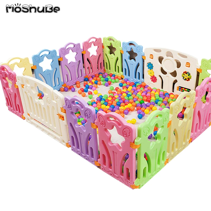 Children's Playpen 2019 New Candy Color Safety Barrier For Baby Toddler Balls Pool Fence With Gate Game Play Yard Activity Gear
Children's Playpen 2019 New Candy Color Safety Barrier For Baby Toddler Balls Pool Fence With Gate Game Play Yard Activity Gear