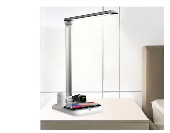 4 In1 Wireless Charger Led Desk Lamp Luminaria Multifunction Led Table Lamp 5W Touch Table Lamp for IPhone xs XR s8 s9 s10 plus
4 In1 Wireless Charger Led Desk Lamp Luminaria Multifunction Led Table Lamp 5W Touch Table Lamp for IPhone xs XR s8 s9 s10 plus