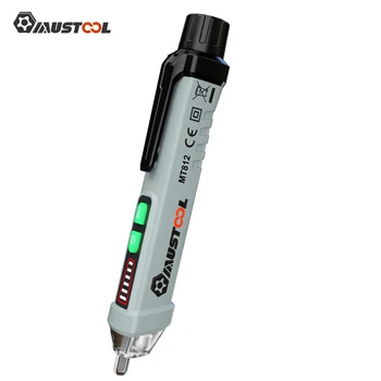 MUSTOOL MT812 Multifunctional AC 12-1000V Non Contact Voltage Tester Pen Live Line Null Live Detector With Light + Sound Alarm
MUSTOOL MT812 Multifunctional AC 12-1000V Non Contact Voltage Tester Pen Live Line Null Live Detector With Light + Sound Alarm