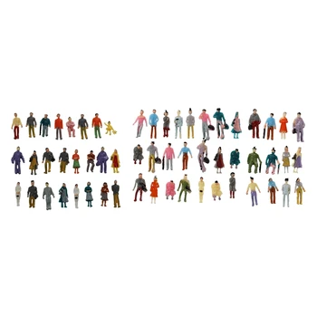 124 Pcs Colorful Painted Sand Table Model Railway Passenger Figures Scale 1 To 87 & 1:150
124 Pcs Colorful Painted Sand Table Model Railway Passenger Figures Scale 1 To 87 & 1:150