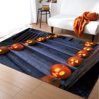 Happy Halloween Living Room Carpet 3D Pumpkin Lantern Pattern Children Room Play Mat Home Decor Soft Memory Foam Area Rugs
Happy Halloween Living Room Carpet 3D Pumpkin Lantern Pattern Children Room Play Mat Home Decor Soft Memory Foam Area Rugs