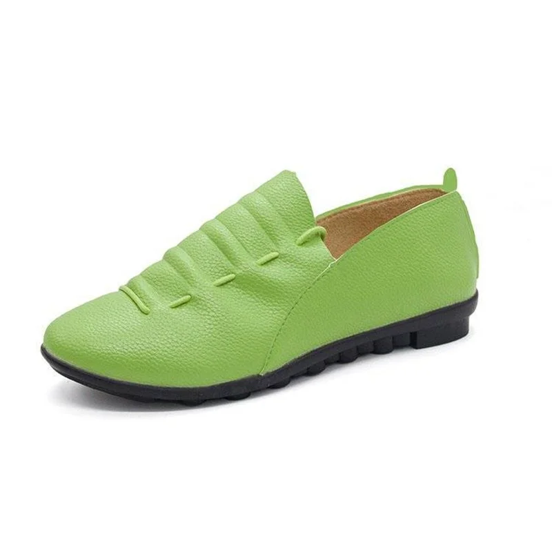 Hot Summer Women Comfy Flats Loafers Mother Soft Genuine Leather Cool Female Girls Casual Lace Up Walking Footwear Lady Flats
Hot Summer Women Comfy Flats Loafers Mother Soft Genuine Leather Cool Female Girls Casual Lace Up Walking Footwear Lady Flats