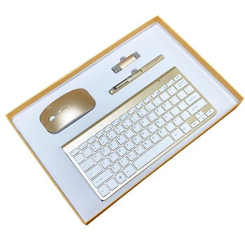 Enterprise Personal Business practical Gift Wireless Keyboard and Mouse set customized logo free lettering for employees
Enterprise Personal Business practical Gift Wireless Keyboard and Mouse set customized logo free lettering for employees