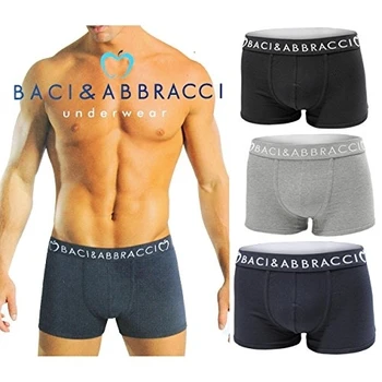 3 PEZZI Boxer Uomo Baci & Abbracci misura 4/M/48 cotone elasticizzato ba01102 
3 PEZZI Boxer Uomo Baci & Abbracci misura 4/M/48 cotone elasticizzato ba01102