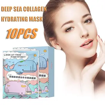 8 pc Collagen mask hyaluronic acid Silk Mask moisturizing deep sea essence cartoon whale bulk mask
8 pc Collagen mask hyaluronic acid Silk Mask moisturizing deep sea essence cartoon whale bulk mask