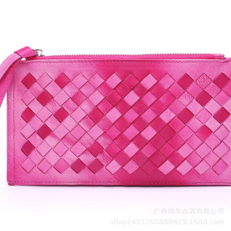 2019 Summer New Style Genuine Leather Clutch Bag Fashion Small Fresh Literature And Art Sheepskin Alipay Clutch Car Mounted Purs 
2019 Summer New Style Genuine Leather Clutch Bag Fashion Small Fresh Literature And Art Sheepskin Alipay Clutch Car Mounted Purs