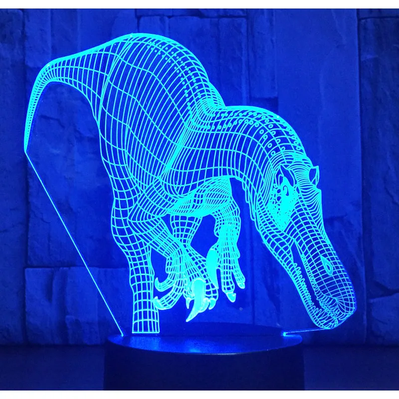3D светодиодный ночной Светильник динозавр Carcharodontosaurus с 7 цветов светильник для украшения дома лампы удивительный визуализации оптические
3D светодиодный ночной Светильник динозавр Carcharodontosaurus с 7 цветов светильник для украшения дома лампы удивительный визуализации оптические