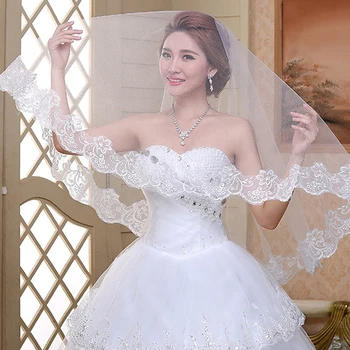 Bridal Veils Wedding Dress 1.5m One Layer Flower Edge Long Veil DIY Party Dress Wedding Veil women ladies Wedding Accessories
Bridal Veils Wedding Dress 1.5m One Layer Flower Edge Long Veil DIY Party Dress Wedding Veil women ladies Wedding Accessories