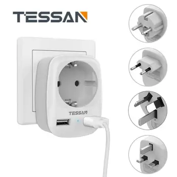 Mini Size International Travel Plug Adapter with EU Outlet and 2 USB Ports 5V/2.4A Wall Charger Protbale Power Socket 
Mini Size International Travel Plug Adapter with EU Outlet and 2 USB Ports 5V/2.4A Wall Charger Protbale Power Socket