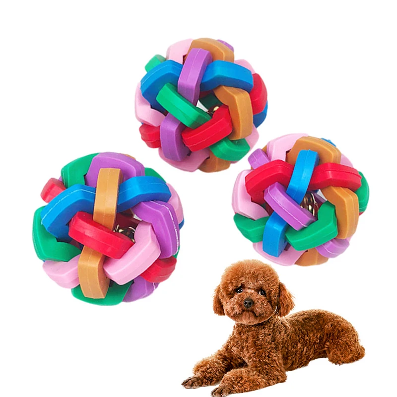 Dog Toys for Small Dogs Colorful Ball with Bells Chewing Playing Rubber Balls Interactive Toy Chihuahua Training Dog Supplies
Dog Toys for Small Dogs Colorful Ball with Bells Chewing Playing Rubber Balls Interactive Toy Chihuahua Training Dog Supplies