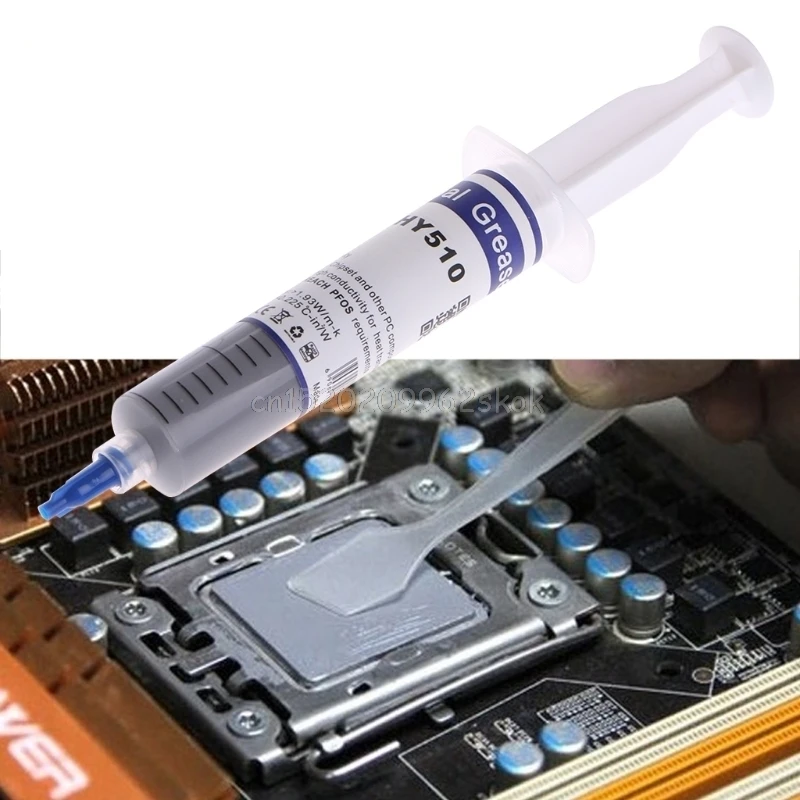 HeatSink Cooling 30G HY510-TU20G Thermal Grease Compound Silicone CPU Heat Sink Cooling Paste
HeatSink Cooling 30G HY510-TU20G Thermal Grease Compound Silicone CPU Heat Sink Cooling Paste