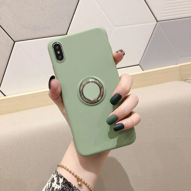 For iPhone XR Case Liquid Silicon Case Ring Holder Shockproof Cover For iPhone X XS Max 8 Plus 7 6 6S 7Plus 11 Pro Max Cases
For iPhone XR Case Liquid Silicon Case Ring Holder Shockproof Cover For iPhone X XS Max 8 Plus 7 6 6S 7Plus 11 Pro Max Cases